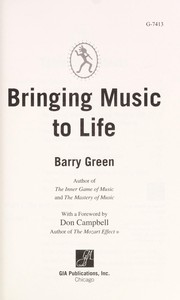 Cover of: Bringing music to life