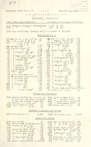 Cover of: Wholesale price list # 6, 1930: February 15, 1930