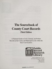 Cover of: The sourcebook of state public records: the definitive guide to searching for public record information at the state level.