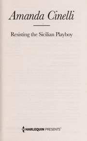 Resisting the Sicilian playboy by Amanda Cinelli