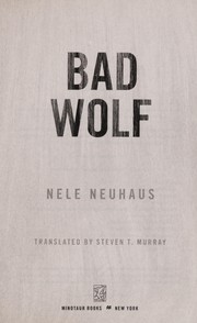 Cover of: Bad wolf: [a novel]