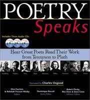 Cover of: Poetry speaks: hear great poets read their work from Tennyson to Plath