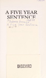 Cover of: A five year sentence