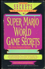 Cover of: Super Mario World Game Secrets