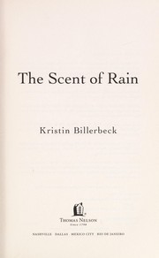 Cover of: The scent of rain