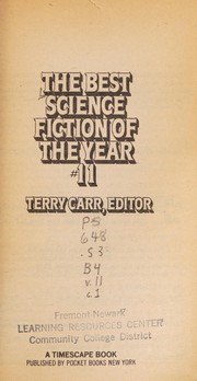 Cover of: The Best Science Fiction of the Year, Vol. 11