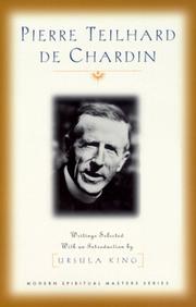 Cover of: Pierre Teilhard De Chardin: Writings (Modern Spiritual Masters Series)