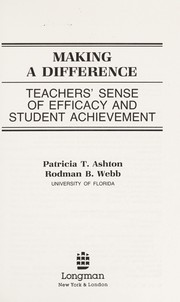Making a difference by Patricia T. Ashton