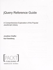 Cover of: jQuery Reference Guide: A Comprehensive Exploration of the Popular JavaScript Library