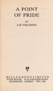Cover of: A Point of Pride by Liz Fielding