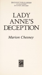 Cover of: Lady Anne's Deception
