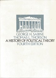 Cover of: A history of political theory. by George Holland Sabine