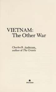 Cover of: Vietnam, the other war by Charles Robert Anderson