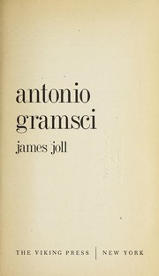 Cover of: Antonio Gramsci