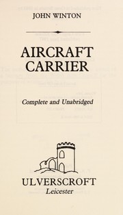 Cover of: Aircraft carrier by John Winton