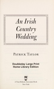 Cover of: An Irish country wedding