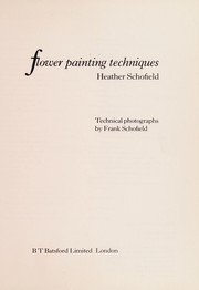 Cover of: Flower painting techniques