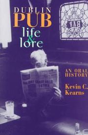 Dublin pub life and lore by Kevin Corrigan Kearns