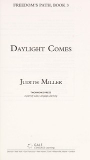 Cover of: Daylight comes