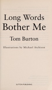 Cover of: Long words bother me