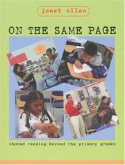 Cover of: On the Same Page: Shared Reading Beyond the Primary Grades