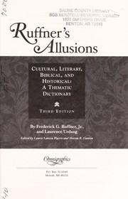 Cover of: Ruffner's allusions--cultural, literary, religious, and historical: a thematic dictionary