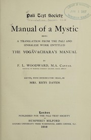 Cover of: Manual of A Mystic