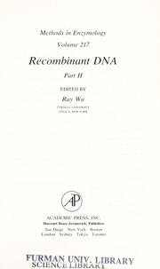 Cover of: Methods in Enzymology, Volume 153: Recombinant DNA, Part D