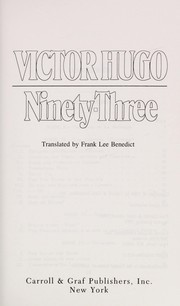 Cover of: Ninety-Three