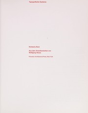 Cover of: Typografische Systeme