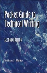 Cover of: Pocket guide to technical writing by William S. Pfeiffer