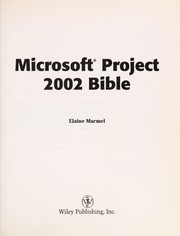 Cover of: Microsoft Project 2002 bible