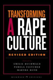 Cover of: Transforming a Rape Culture by 