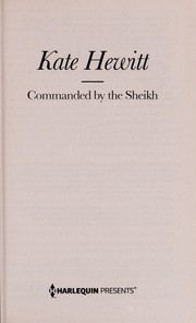 Cover of: Commanded by the Sheikh