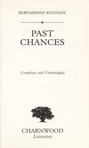 Cover of: Past chances