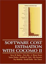 Cover of: Software Cost Estimation with Cocomo II (with CD-ROM)