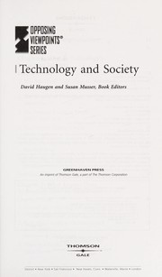 Cover of: Technology and society