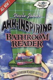 Cover of: Uncle John's Ahh-inspiring bathroom reader