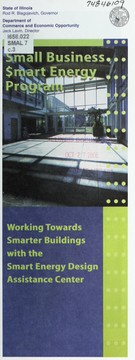Cover of: Small Business $mart Energy Program: working towards smarter buildings with the Smart Energy Design Assistance Center