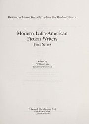 Cover of: Modern Latin-American fiction writers.