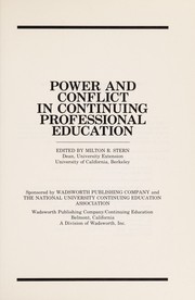 Cover of: Power and conflict in continuing professional education