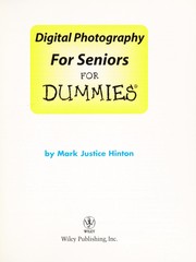 Cover of: Digital photography for seniors for dummies