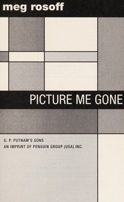 Cover of: Picture me gone