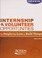 Cover of: Internship & volunteer opportunities for people who love to build things