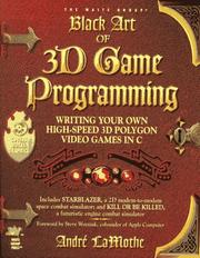 Cover of: Black art of 3D game programming