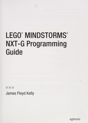 Cover of: LEGO mindstorms NXT-G programming guide