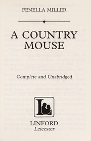Cover of: A country mouse