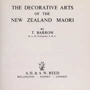 Cover of: The decorative arts of the New Zealand Maori
