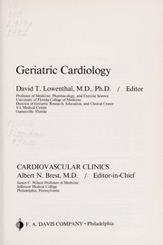 Geriatric Cardiology by David Lowenthal