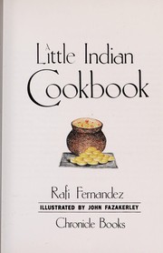 Cover of: A little Indian cookbook